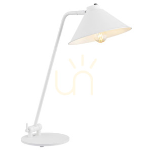 Lampa Stołowa Argon Gabian Biała E27 IP20 4996