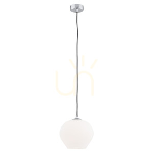 Lampa Wisząca Argon Kalimera Biała Chrom 1xE27 IP20 4040