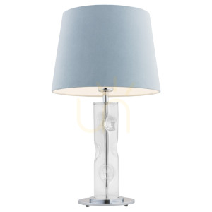 Lampa stołowa Argon Nancy chrom transparentna 3844