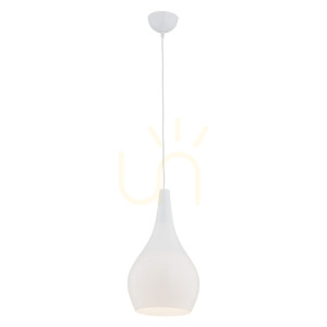 Lampa Wisząca Argon Santana Biała Opal E27 IP20 3996