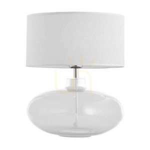 Lampa stołowa Argon Sekwana biała szkło 3051