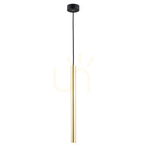 Lampa Wisząca Argon Sicilia Plus Czarna Mosiężna 8104