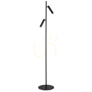 Lampa Podłogowa Argon TORRE Czarna 150 cm G9 7082