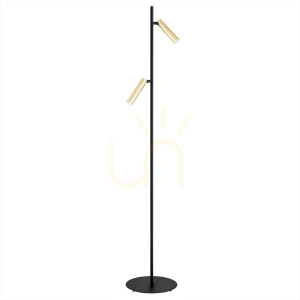 Lampa Podłogowa Argon Torre Czarna G9 7083