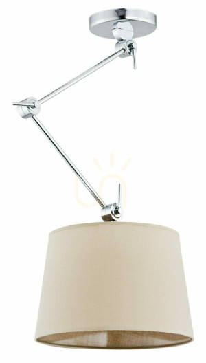 Lampa Wisząca ARGON Zakyntos Beżowa 400 mm 1xE27 3549