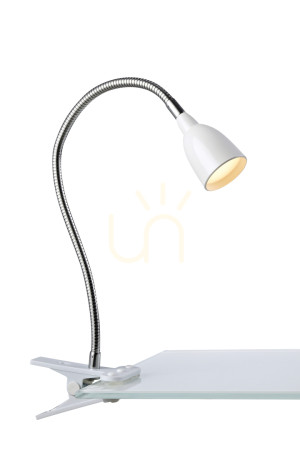 Lampka zaciskowa Markslojd Tulip 106091 biała LED 3W