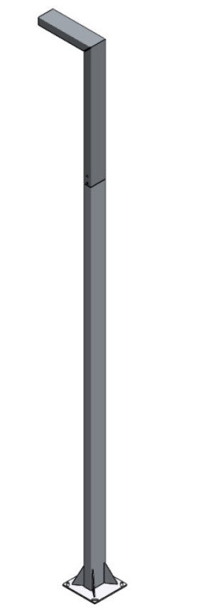 Latarnia Ogrodowa/Parkowa ASKER - premium - POLE PRO 5200AL LED 19,9W 3000K