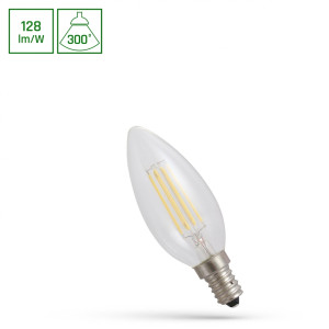 Led świecowa E 14 230 V 5,5 W Cog Ww Clear Spectrum