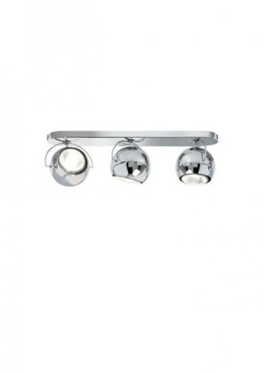 Potrójny Plafon/ Kinkiet Fabbian Beluga Steel - D57 G21 15