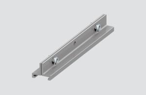 Uchwyt do zawiesia długi STUCCHI DOUBLE, aluminium, czarny, biały