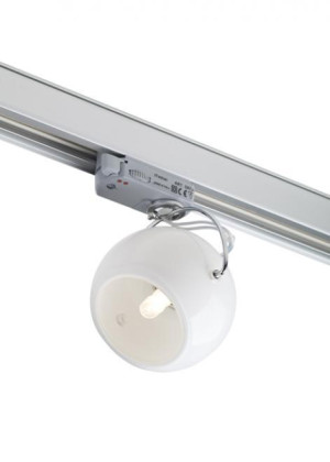 Lampka Fabbian Beluga do Szynoprzewodu - Biała - D57 J15 01