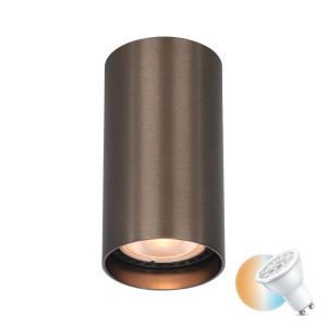 Brązowa Lampa Natynkowa Lopus GU10