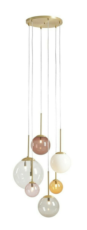 Lampa Wisząca Bosso 6 Ring Multicolour ALDEX 1119K40_R