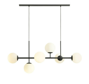 Lampa Wisząca Fin 6 Black ALDEX 1120K1