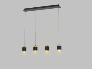 Lampa wisząca czwórka TOULOUSE - Aviano Premium