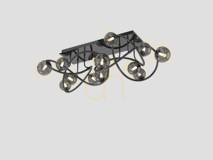 NANCY - Lampa sufitowa 12-pł. Aviano PREMIUM
