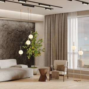 Lampa podłogowa THE SIXTH SENSE Z020FL-L12BS3K Maytoni