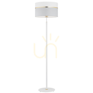 Lampa stojąca Argon Kaser biała złota 4287