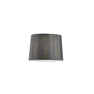 Abażur Ideallux DORSALE czarny tkanina 40x30 cm 046471