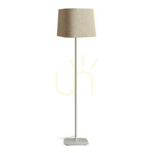 Lampa Stojąca Perth Podłogowa Beżowa/Biała 230 V Led E27 15 W