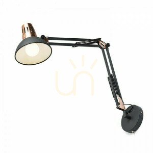 Kinkiet Ante ścienna Czarna Miedź 230 V Led E27 15 W
