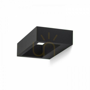 Kinkiet Neman ścienna Czarna 230 V Led 10 W 3000 K