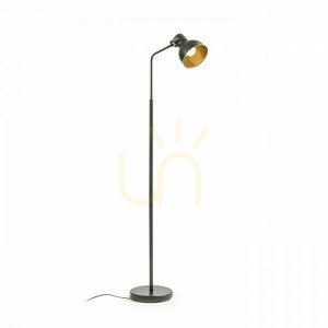 Lampa Stojąca Rosita Podłogowa Czarna/Złota 230 V Led E27 11 W