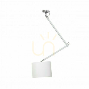 Kinkiet Madison C Sufitowa Biała Chrom 230 V Led E27 15 W