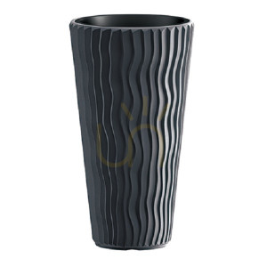 Donica mrozoodporna SANDY SLIM - antracytowy 22 L