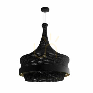 Lampa wisząca Antigo Dota O czarna 80 cm 5030