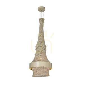 Lampa wisząca Antigo Dota I beżowa LED E27 40 cm 3000K 5038