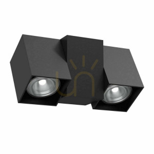 Reflektor sufitowy Antigo Cube 2 czarny GU10 95 mm 2294