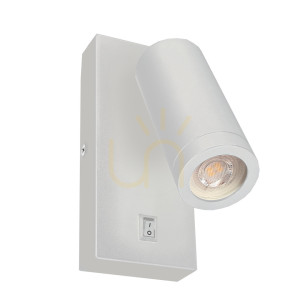 Kinkiet Antigo Doku 4026 biały stal MR11 LED 1-punktowy