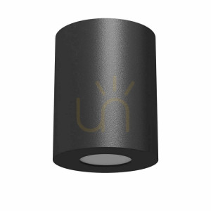 Plafon Antigo Point H 80 czarny GU10 IP44 10 cm 1256
