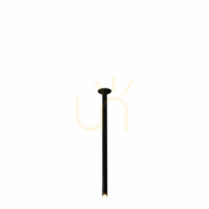 Oprawa wpuszczana Antigo Alha T czarna 80 cm G9 LED 9073