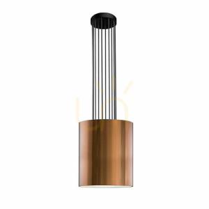 Lampa wisząca Antigo IHI czarno-miedziana 48 cm 9493