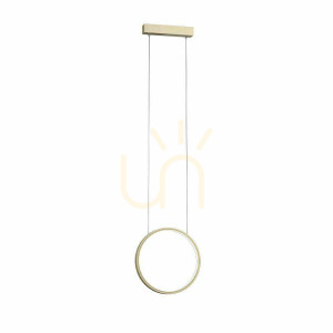 Lampa wisząca Antigo Agaro 27 LED złota 270 mm 5317