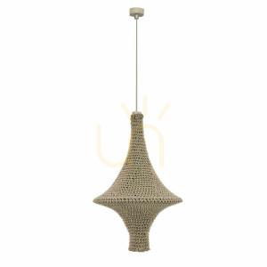 Lampa wisząca Antigo Alda M beżowa 42 cm E27 5118
