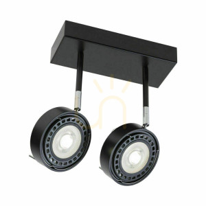 Reflektor Antigo Fussa 2 czarny LED ES111 2219
