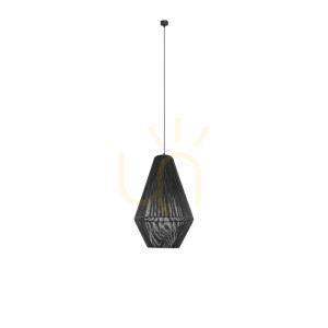 Lampa wisząca Antigo Hagata 1 szara 40 cm E27 LED 5124