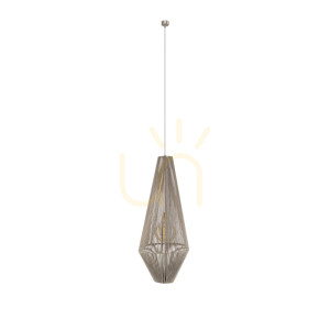 Lampa wisząca Antigo Hagata 3 beżowa 30 cm E27 LED 5129