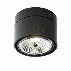 Plafon natynkowy Antigo Himi czarny LED ES111 14x14 cm 1121