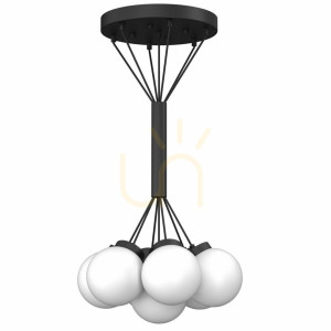 Lampa wisząca Antigo iO 7 Mini czarna 50 cm 5071
