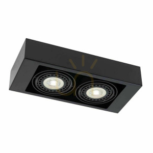 Plafon Antigo Koga 2 czarny LED ES111 40 cm 1153