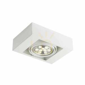 Plafon Antigo Koga 1 biały LED ES111 25x18x8 cm 7115