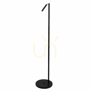 Lampa podłogowa Antigo Kosame F czarna 129 cm LED G9 7872