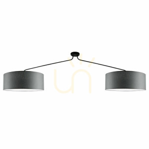Lampa wisząca Antigo Lamego 2 szara 190 cm 5196