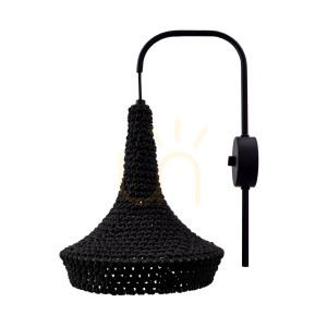 Kinkiet Antigo Mahaka czarny 39 cm E27 4031