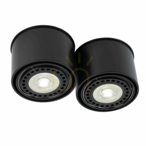 Plafon Antigo Miki 2 czarny LED ES111 29 cm 1118