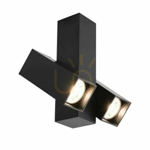 Reflektor 2-punktowy Antigo Mitsuma czarny LED MR11 7998